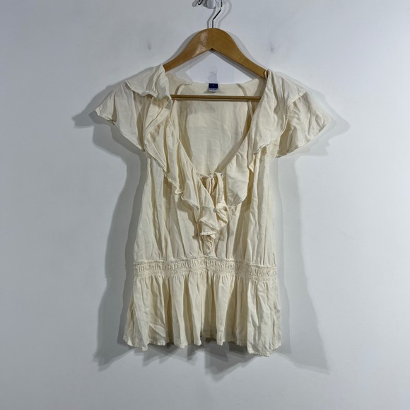Old Navy Tops - Old Navy Renfair Coquette Boho Festival Peplum Cottagecore Top Womens Large